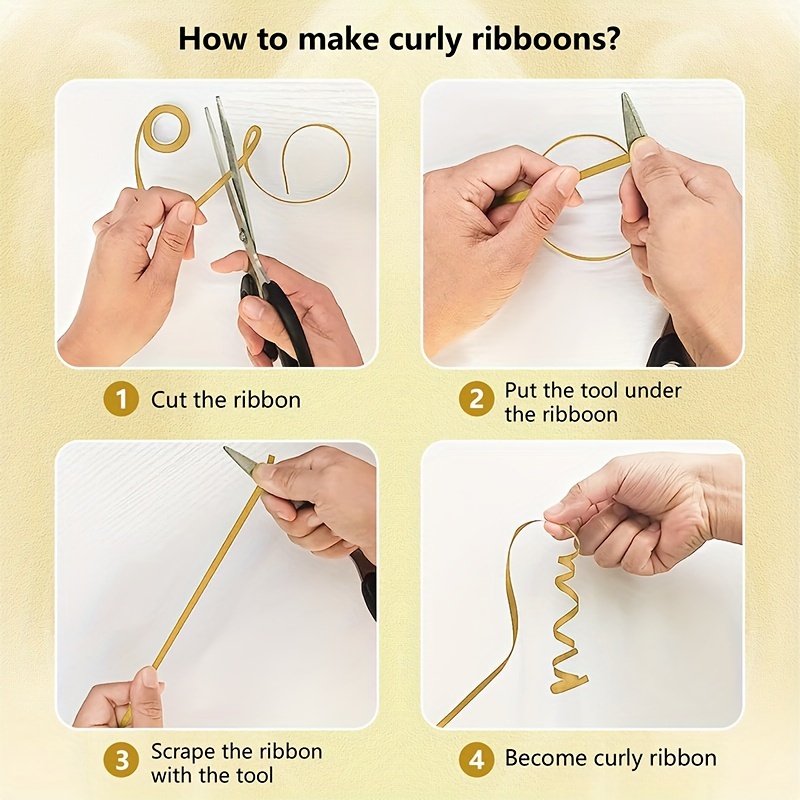 Golden Ribbon For Balloons Golden Curling Ribbon - Temu