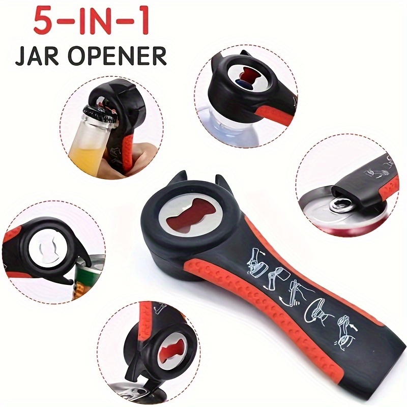 2pcs Bottle Opener Set Inclinding 5 In 1 And 6 In 1 Can Soda And