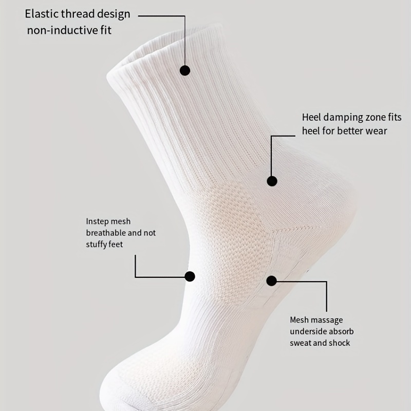 Men's Mesh Business Socks Breathable Cool Socks Fashion Casual Ankle Socks  For Street Skateboard Sports - Temu