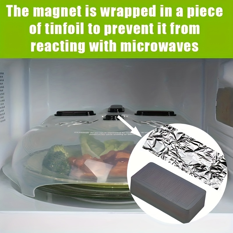 Magnetic Microwave Cover Bpa free Anti splatter Guard With - Temu