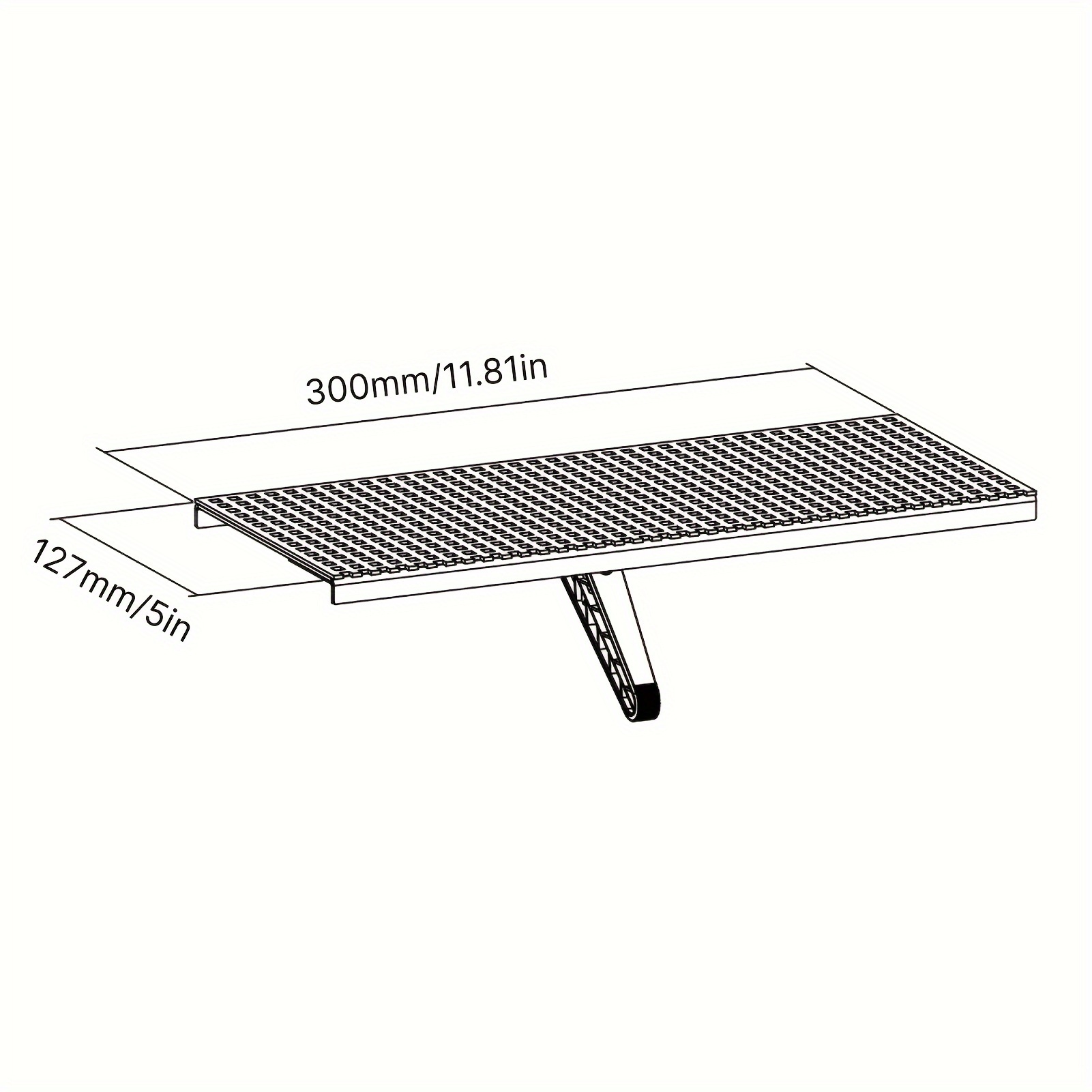 Set de 2 soportes de pared para estante flotante consola