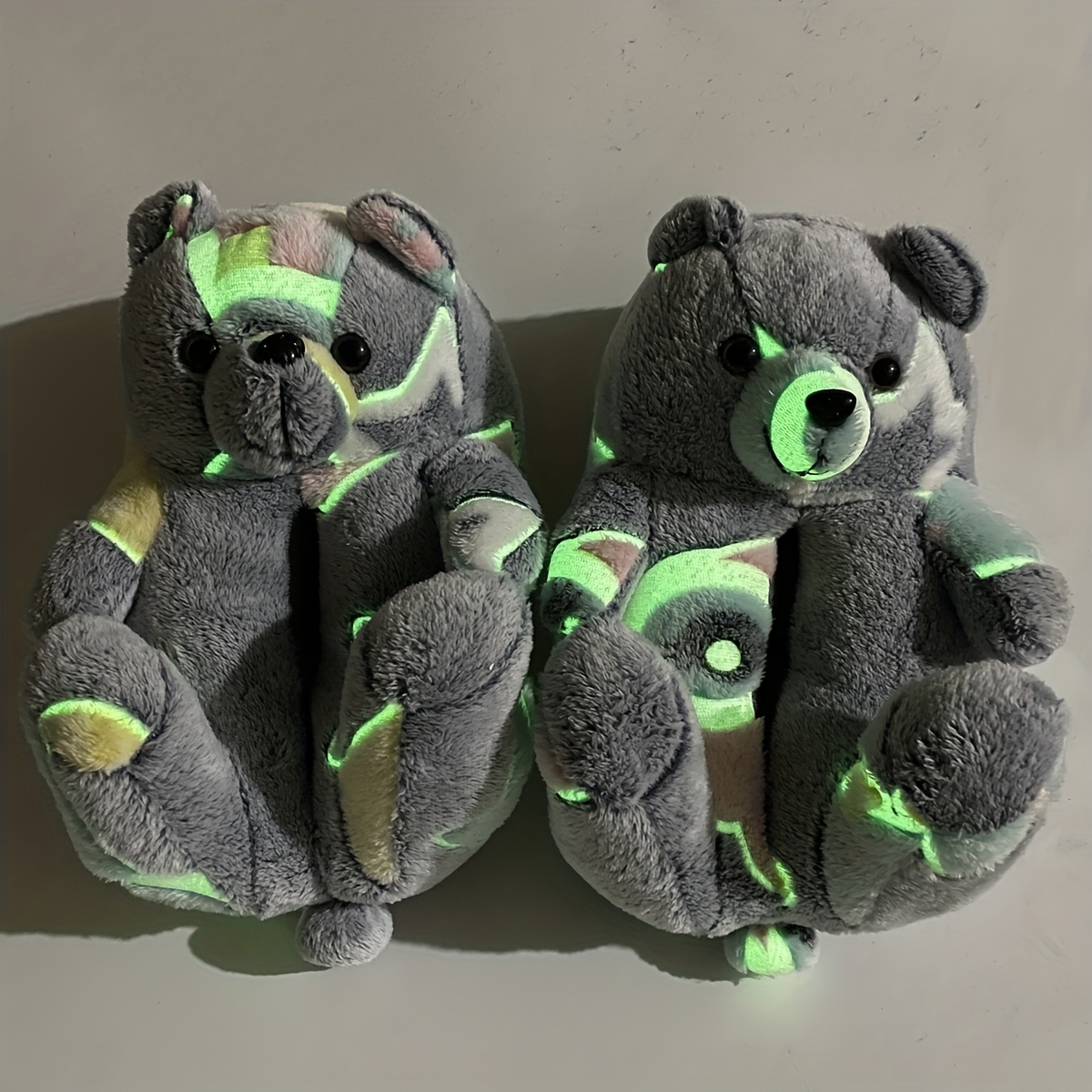 Novelty Teddy Bear Slippers – ShoeShoeBeDo