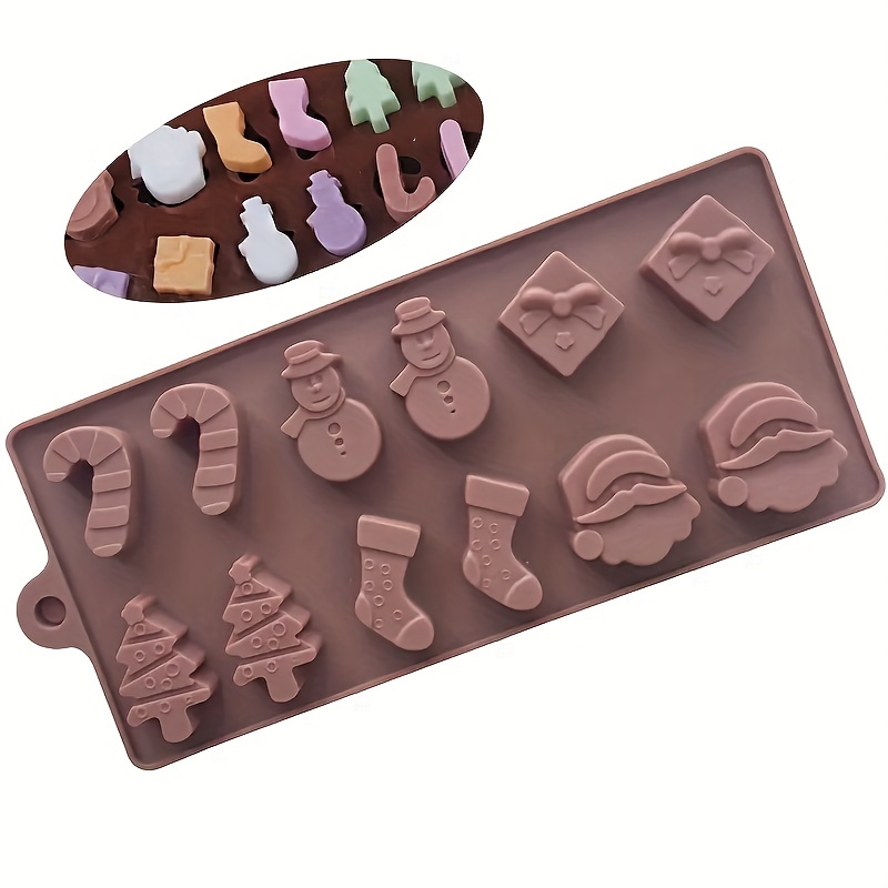 Silicone Christmas Chocolate Moulds - Free Returns Within 90 Days