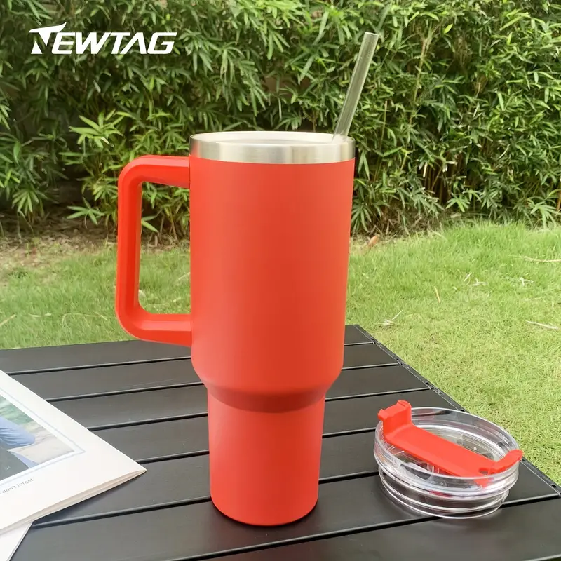 New Tag Large Capacity Water Bottle Simple Modern Insulated Tumbler With Straw  Lid, Multi-color Kawaii Stainless Steel Insulated Cup For Outdoor Camping  Travel - Temu Germany