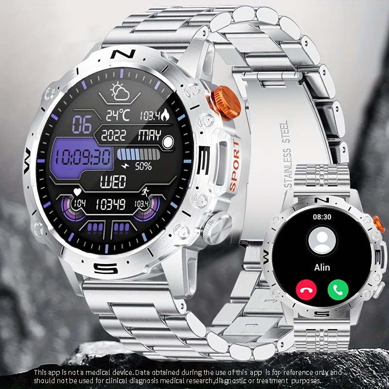 Reloj inteligente Hombre Mujer Reloj inteligente Compatible Samsung Huawei  Xiaomi Android Ios Podómetro Reloj deportivo Monitor de frecuencia cardíaca  Impermeable Ip68 Gps Compartido 17