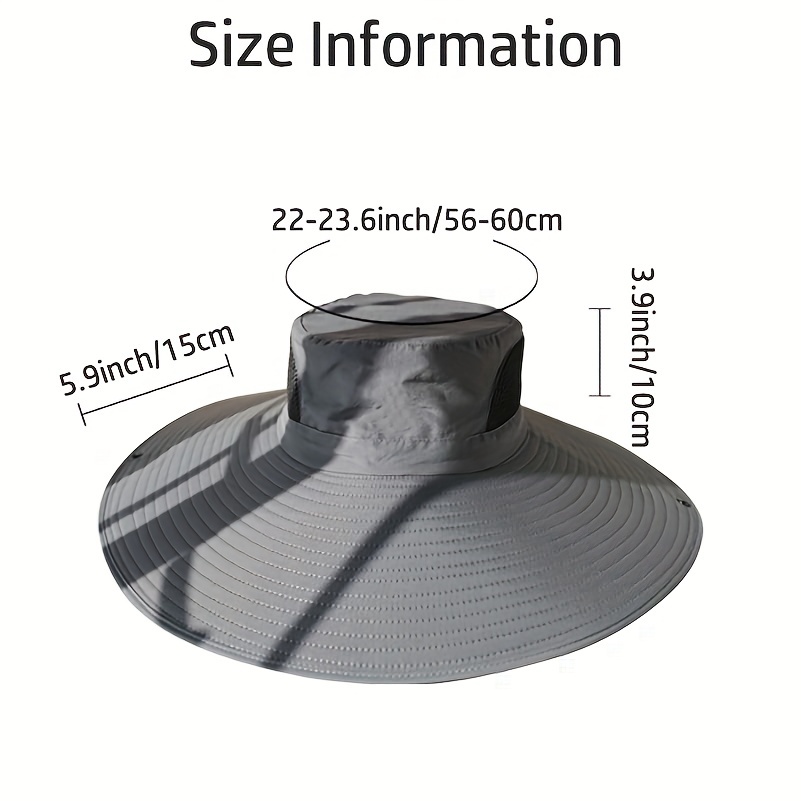 Outdoor Sun Protection Bucket Hat for Men