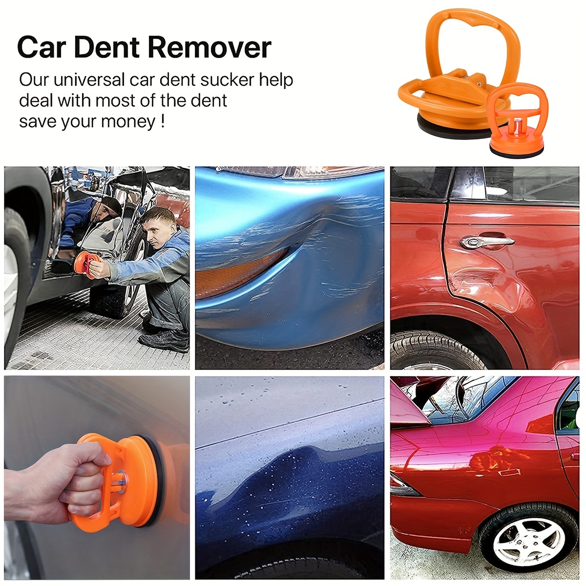 Car Dent Extractor Kit Handle Lifter Strong Car Dent Remover - Temu