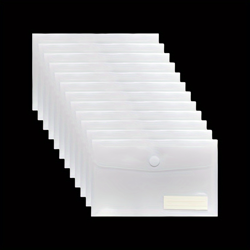 Enveloppes transparentes - Blanc (Transparent blanc)~125 x 125 mm