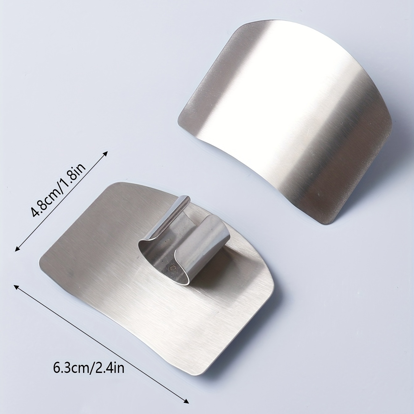 1pc, Finger Guard Stainless Steel Finger Guard For Slicing