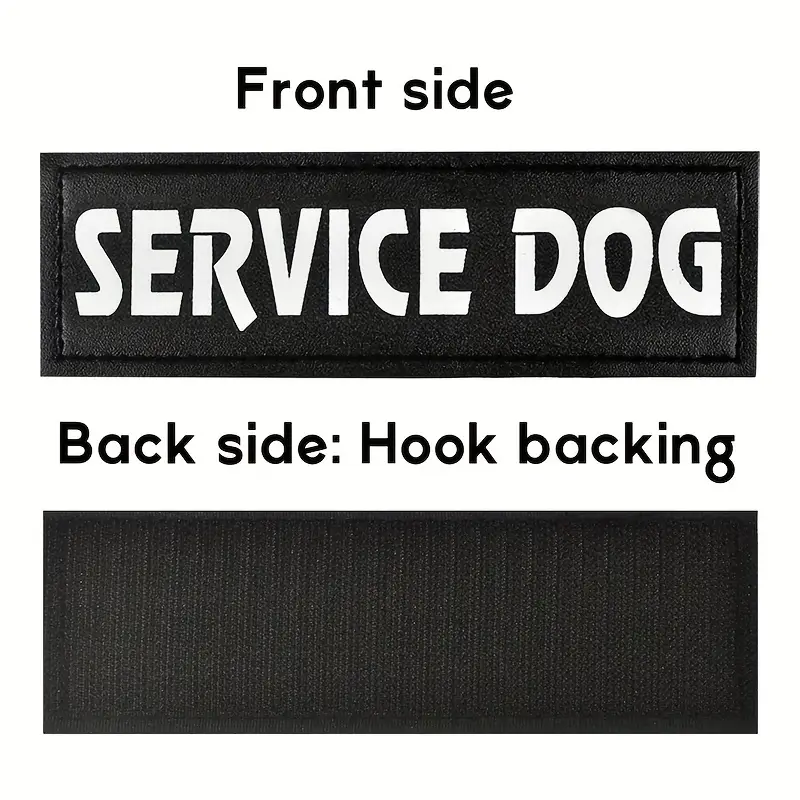 Customizable Pet Vest Patch With Hook And Loop Fasteners - Temu