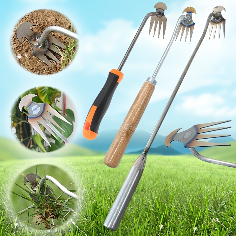 Garden Hand Weeder Remover Puller Weeding Hook For Farmland Manual