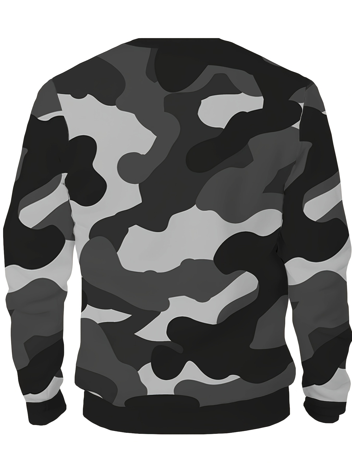 Mens camo outlet crewneck sweatshirt