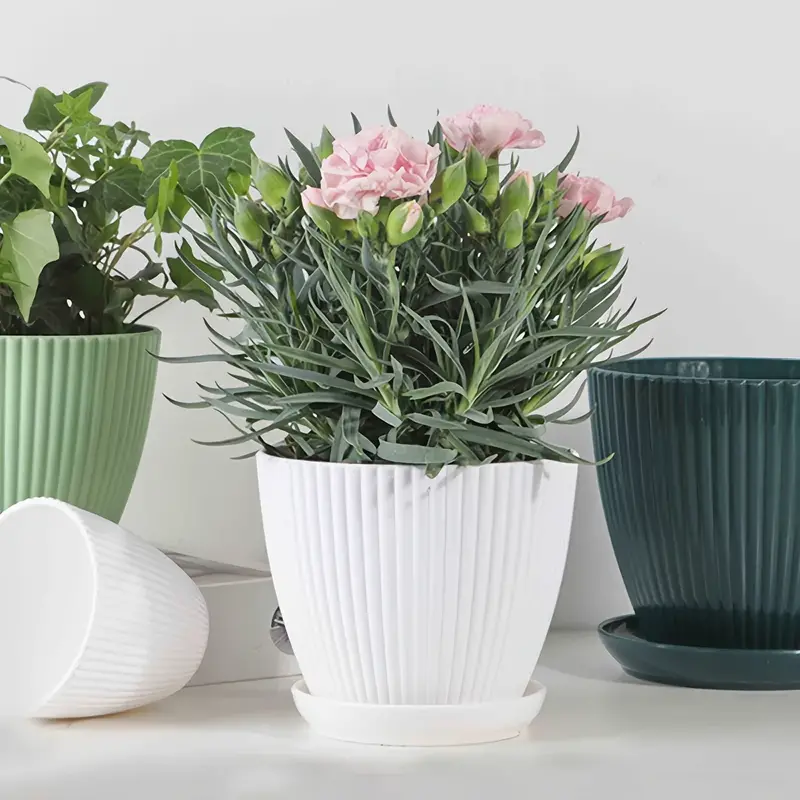 Plant Pots, Plastic Indoor Planter Flower Pots, Plastic Plant Pots