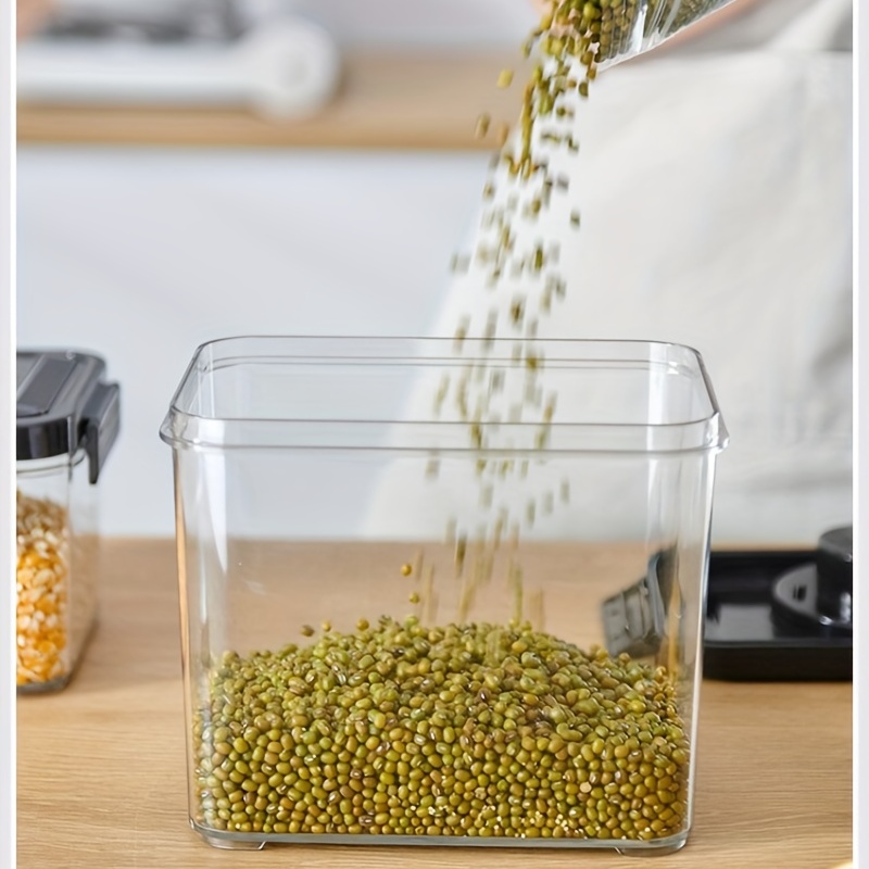 Vacuum Storage Tank Cereals Storage Box Household Plastic Transparent Storage