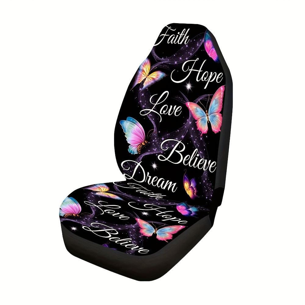Universal Car Seat Cover Digital Printing Butterfly - Temu