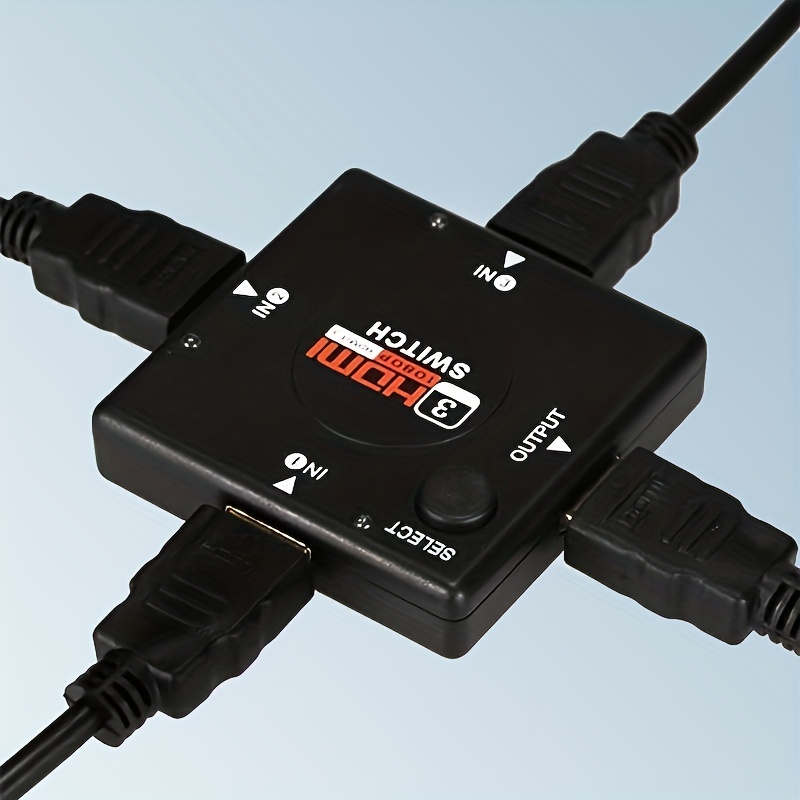 3 Port HDMI Switch Switcher Splitter Selector HUB Box For HDTV