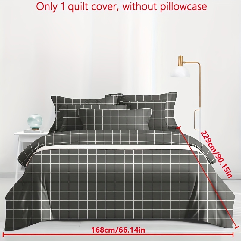 Brushed Duvet Cover (separate Duvet Cover No Duvet Core No - Temu Canada