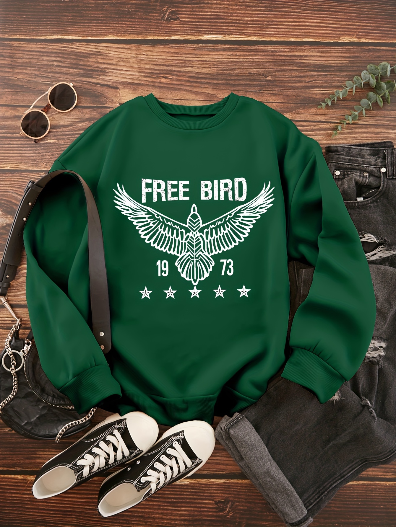 Bird hotsell print sweater