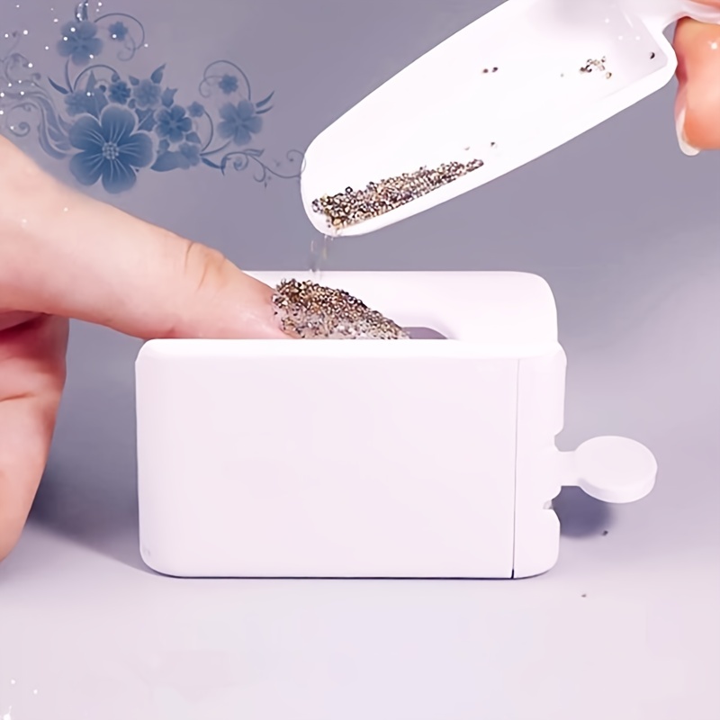 Nail Powder Recycling Tray With Funnel Glitter & Dip Powder Storage Box For  Nail Art Dipping Powder