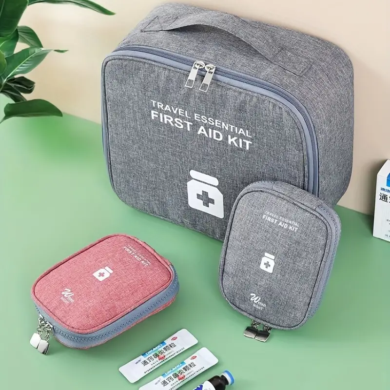 Empty First Aid Bags Travel Medical Supplies Cosmetic - Temu