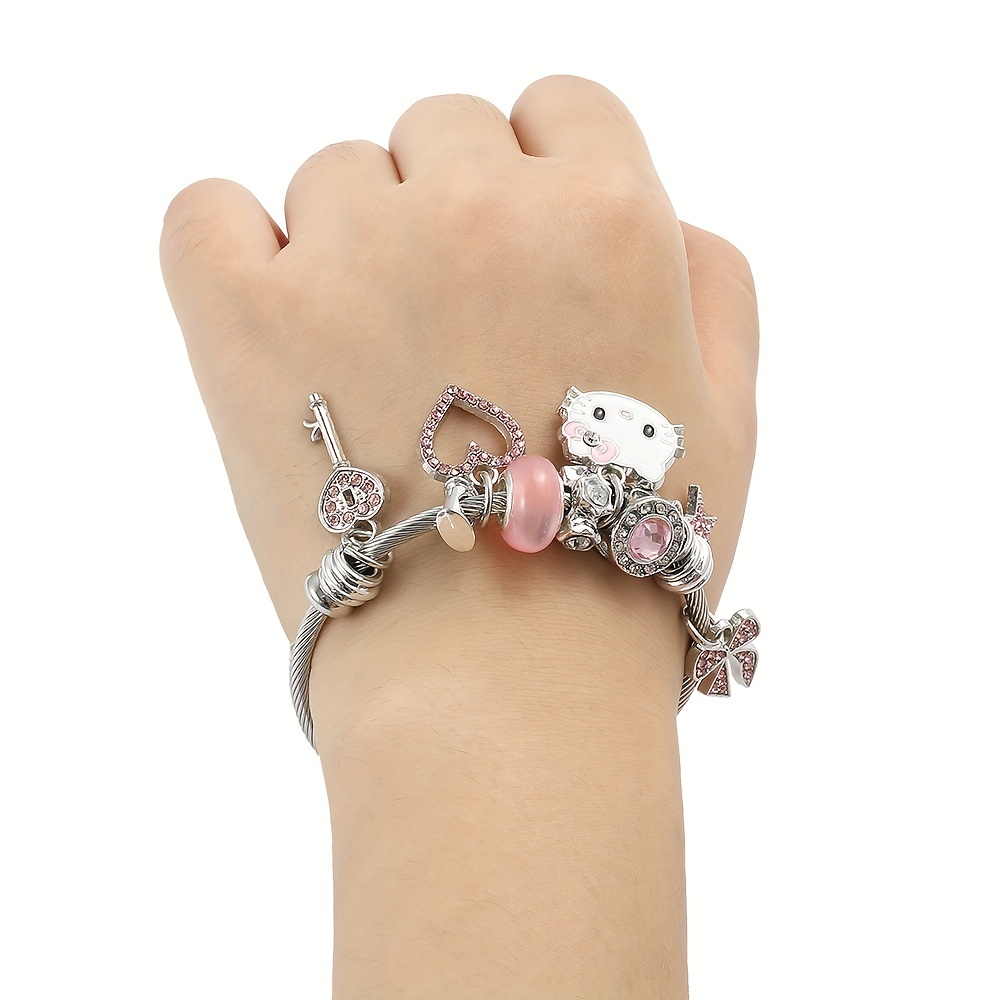 Cartoon Style Charm Bead Bracelet For Pandora Braces Wholesale Lady/Child  Bangle Baby Jewelry From Hanlu11, $13.28