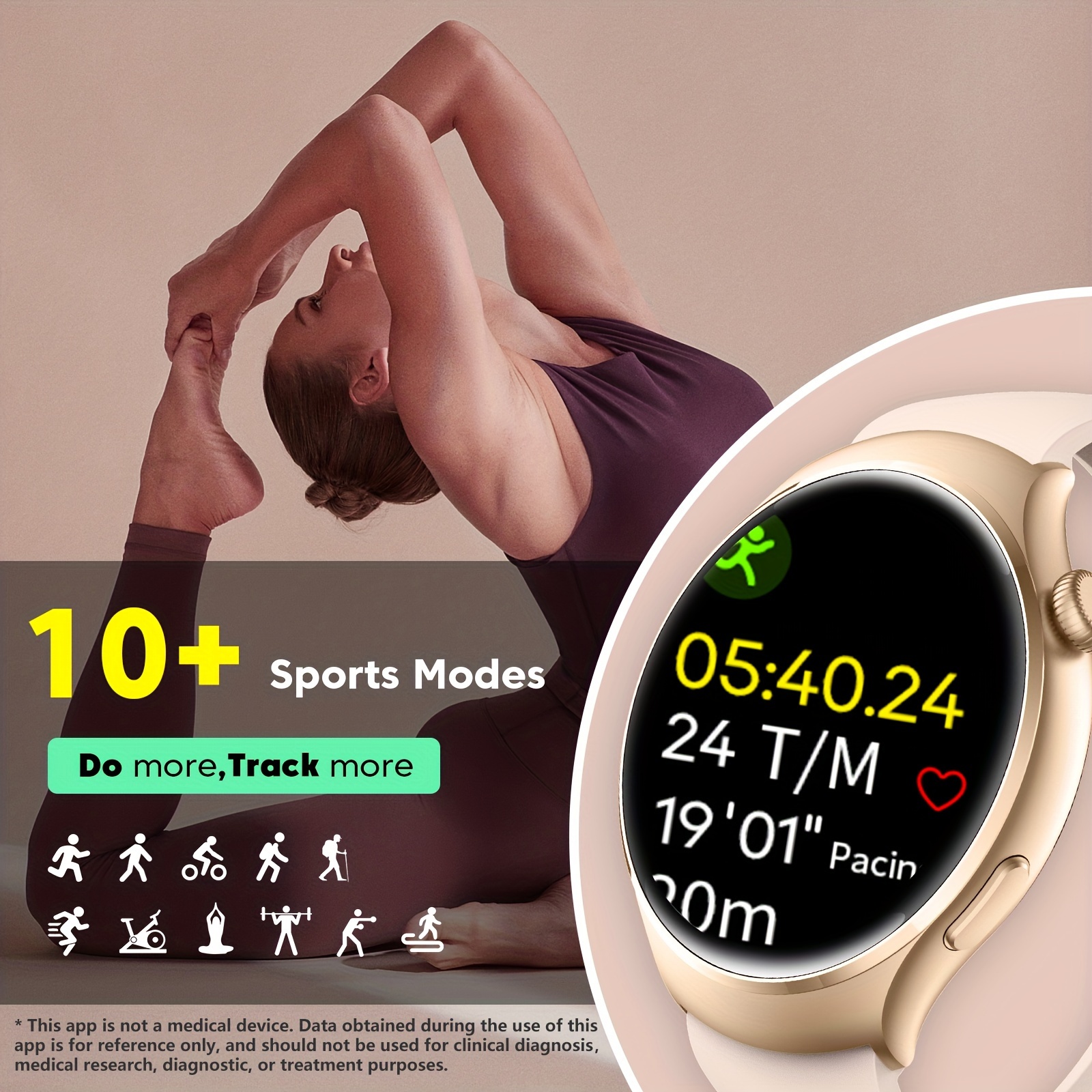 Reloj inteligente Y68 para hombre y mujer, pulsera de Fitness para hombre y mujer  relojes inteligentes