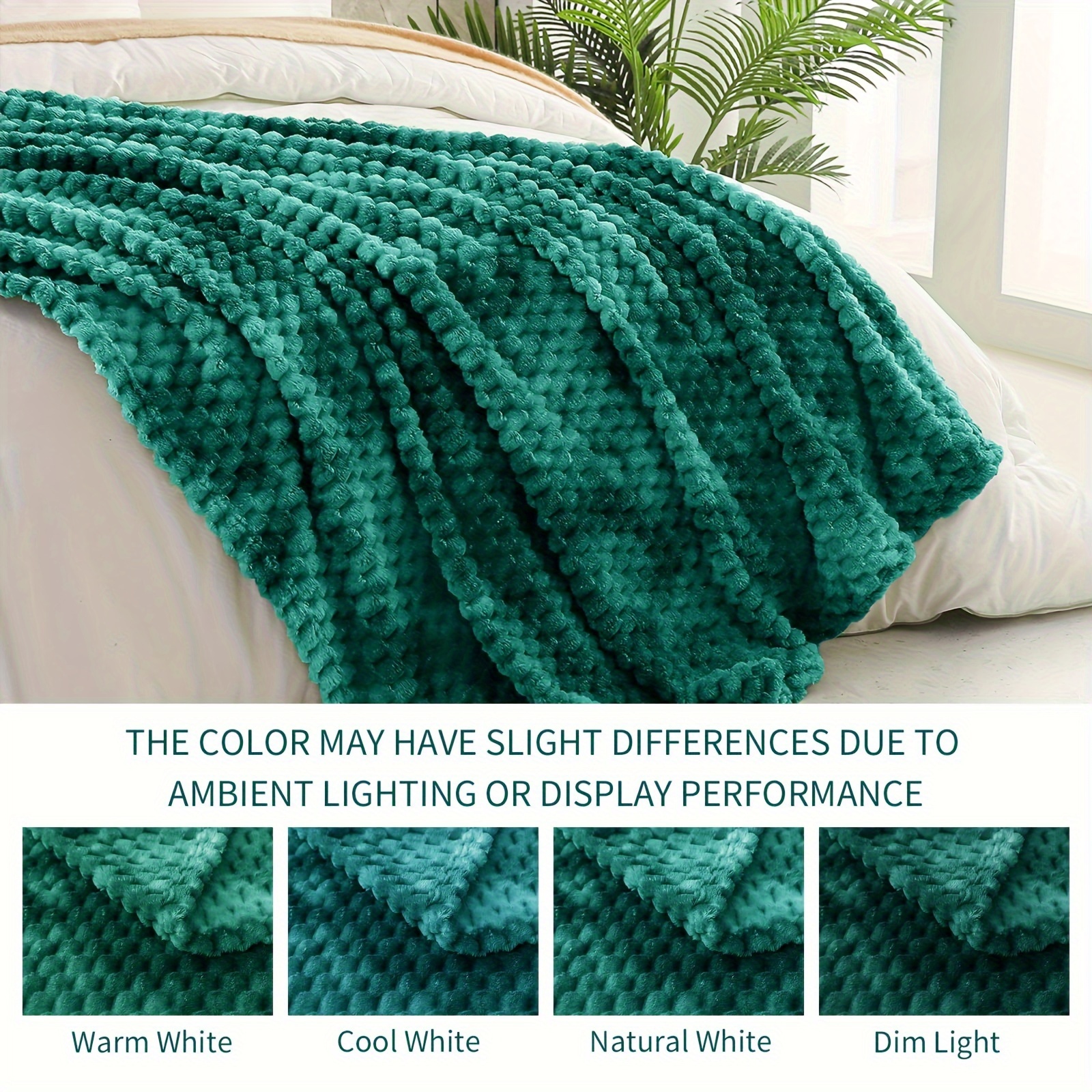 Large teal throw online blanket