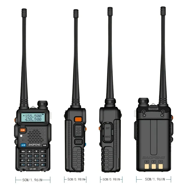 Ham Radio Handheld (UV-5R 8W) Dual Band 2-Way Radio with Rechargeable 1800mAh Battery Handheld Walkie Talkies Complete Set with Earpiece and Program - 2