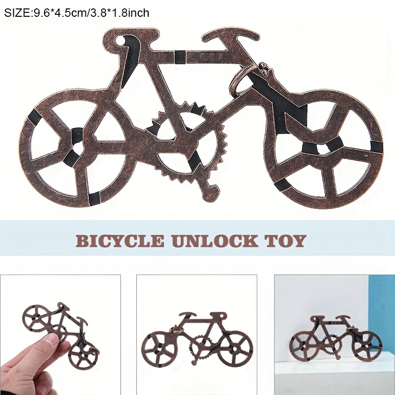 Puzzle En Métal 2 Pièces Vélo Luban Lock Jouet Adulte Brûle - Temu