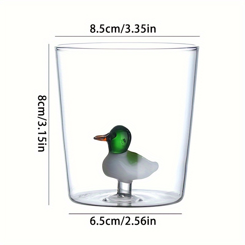 1pc, 3D Glass Cup, Mountain Inside Water Cup, High Borosilicate Glass  Coffee Cups, Drinking Glasses For Juice, Milk, Tea, And More, Summer Winter  Drin