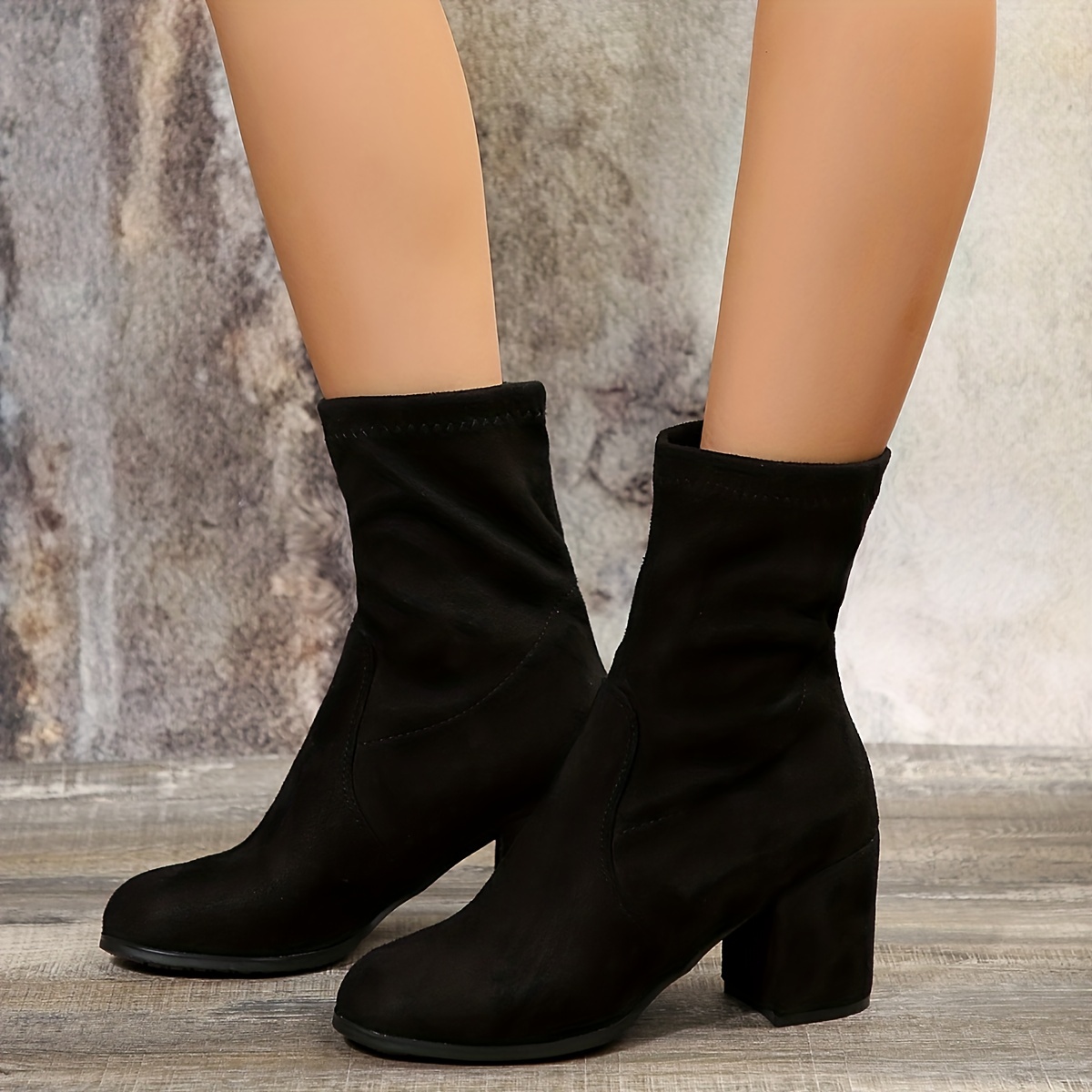 MABEK Botas para mujer, botas negras, zapatos de mujer con primavera y  otoño con cordones, plataforma de piel suave, botines de fiesta de tacón  alto (color: zapatos negros, talla: 6.5 UK) 