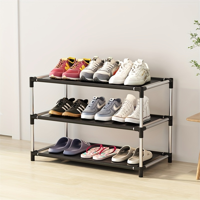 Multi layer Shoe Rack Black Shoe Storage Stand Simple - Temu