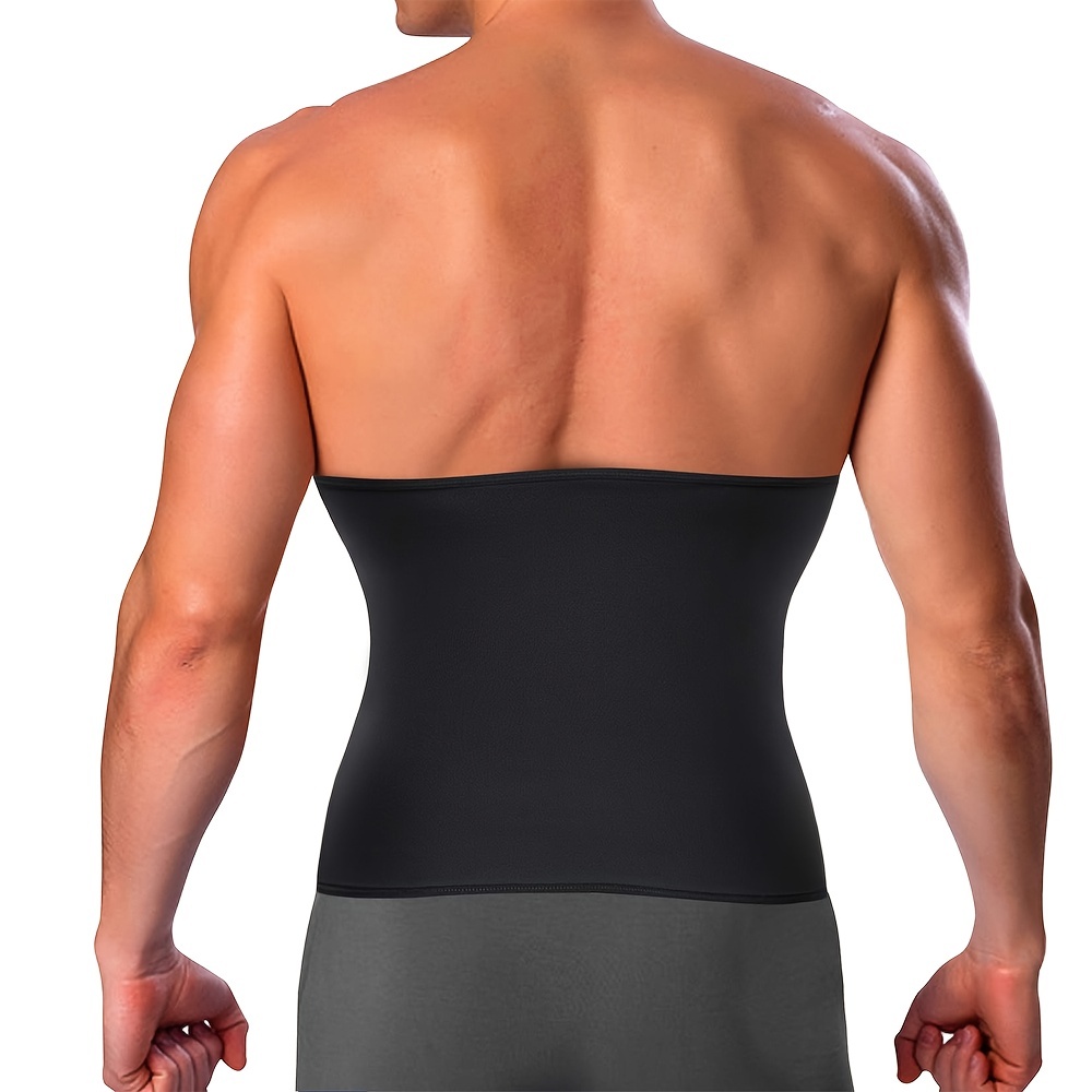 Order A Size Men's Waist Trimmer Sauna Sweat Workout Shaper - Temu