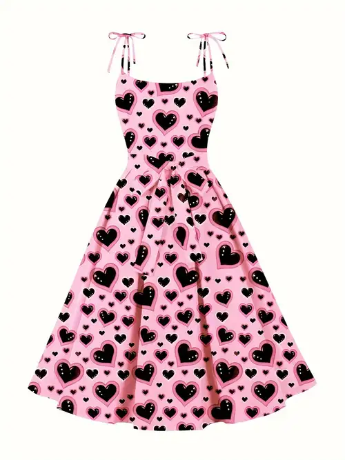 dress with hearts