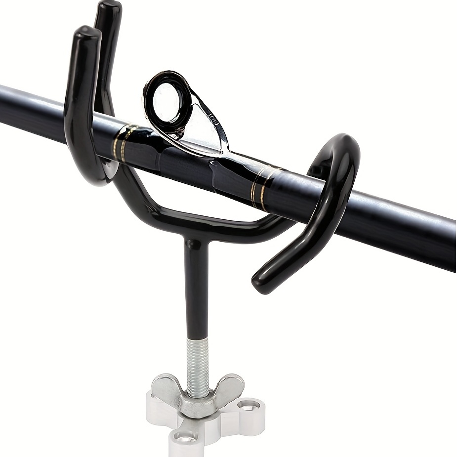 Fishing Rod Pole Holder Ground Support Stand PVC Detachable Pole