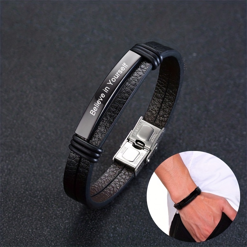 Custom Monogram + Stainless Steel + Charm Bracelets