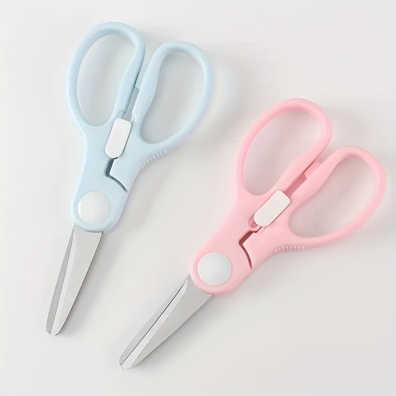 Pmmj Wavy Stainless Steel Scissors For Baby Food Aid - Temu