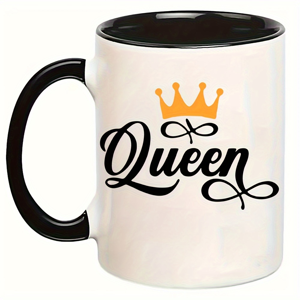 

4pcs Crown Queen Uv Dtf Cup Decals - Waterproof & Transfer Stickers For Diy Coffee Mug Customization