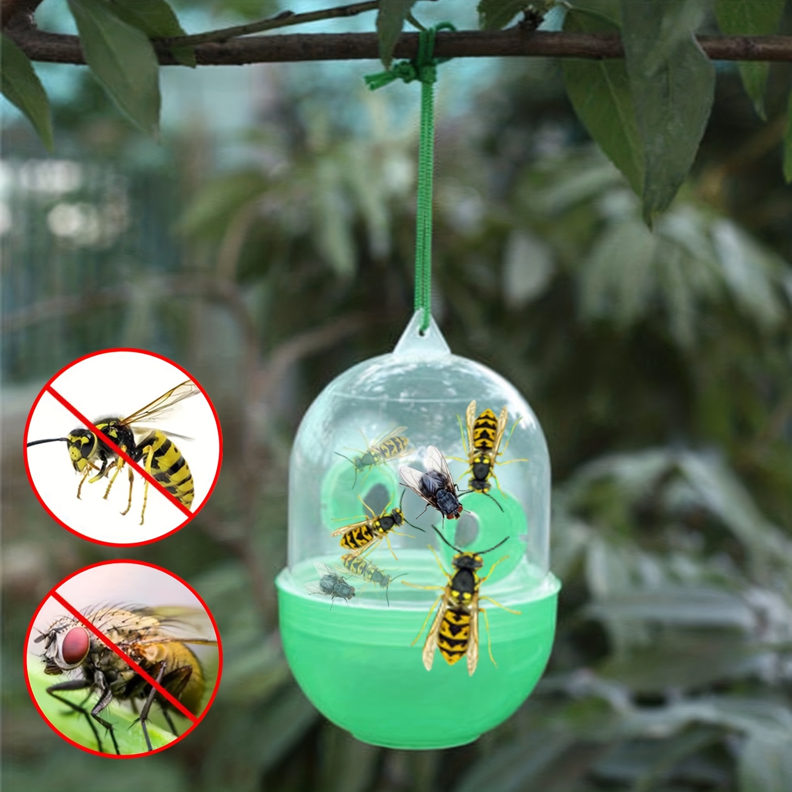 Pest Control Reusable Hanging Fly Catcher Killer Flies Flytrap