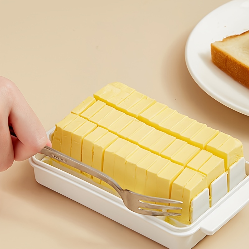 Récipient coupe-beurre avec couvercle scellé divisible pour réfrigérateur  de