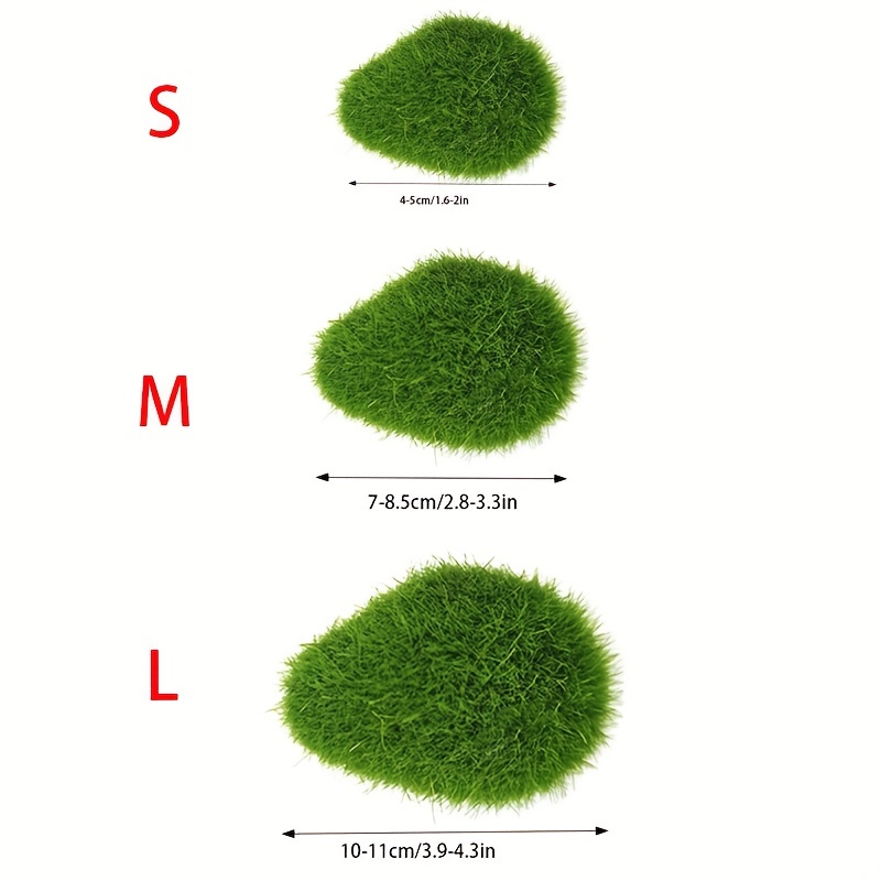 4pcs Simulación Moss Lawn Micro Paisaje Verde Moss Diy - Temu