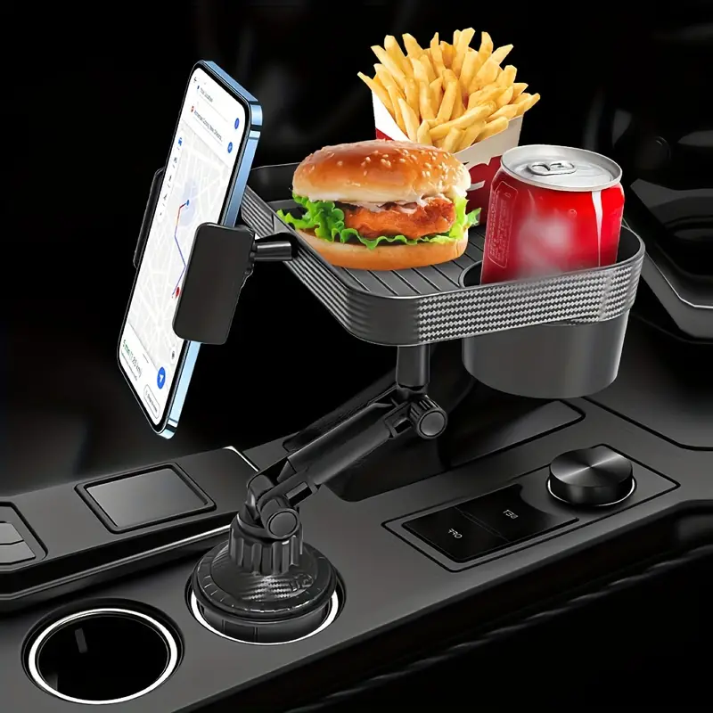 Car Table Tray Coffee Table Food Rack Water Cup Holder Car - Temu