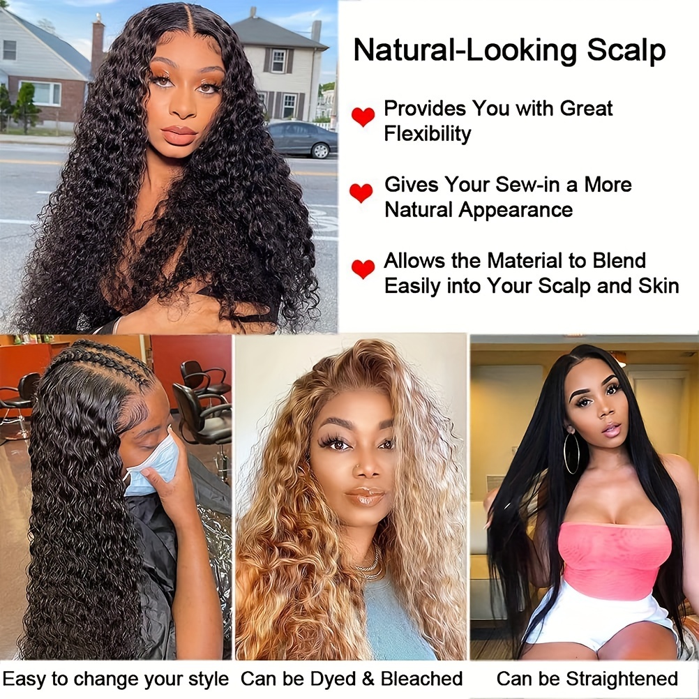  24 Inch Deep Wave Lace Front Wigs Human Hair 150% Density Pre  Plucked HD Lace Front Wigs for Black Women Human Hair Glueless 13x4 Lace  Front Wigs Human Hair Deep