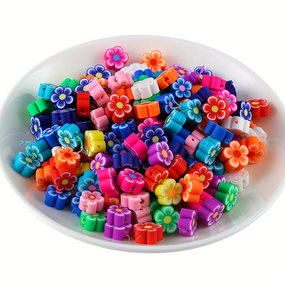 Diy Handmade Jewelry Accessories Polymer Clay Flat Beads - Temu