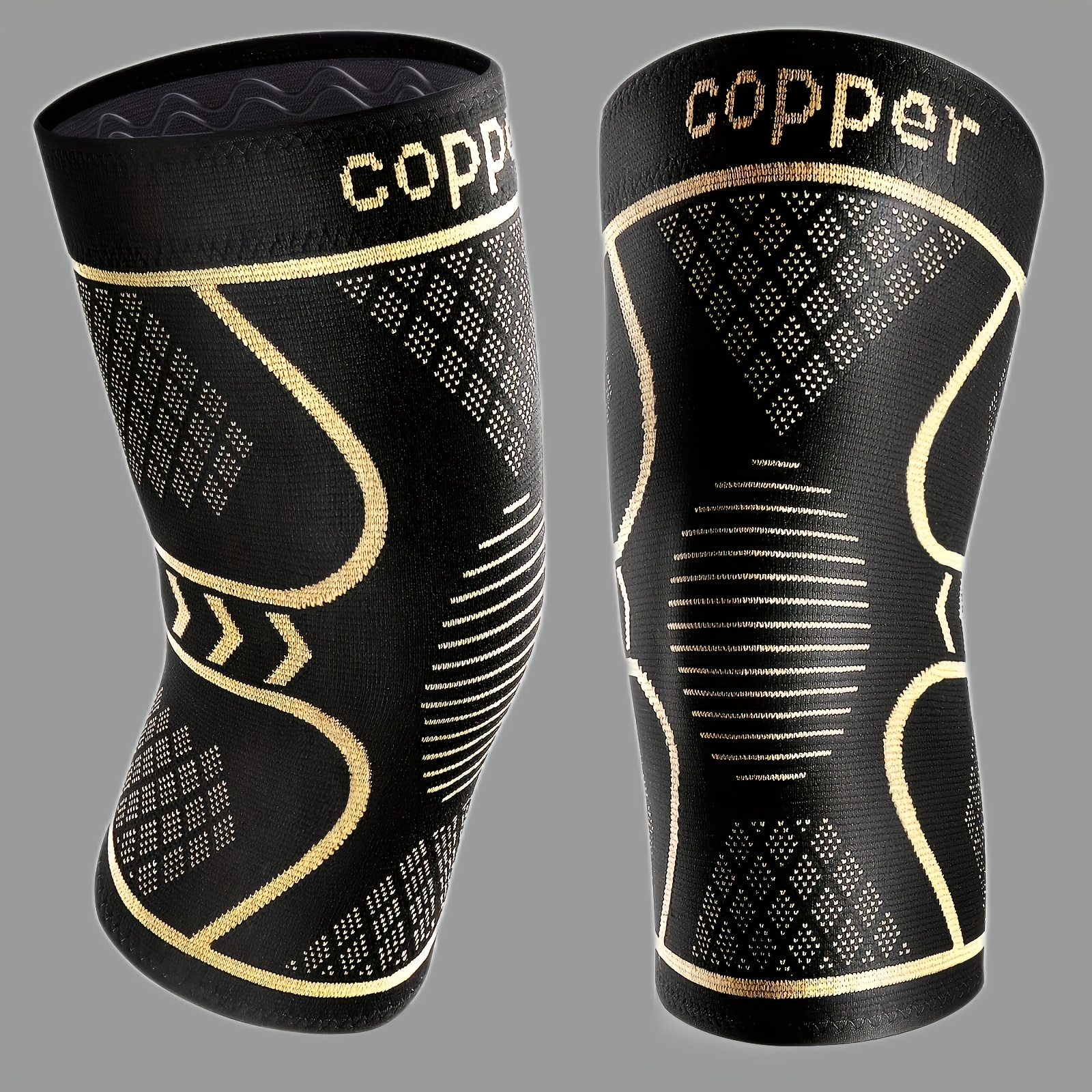Copper Knee Braces Knee Knee Compression Sleeve Support Men - Temu