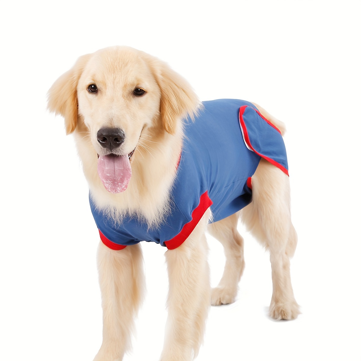 Dog Recovery Suit Body Suit After Surgery Dog Onesie Cone Alternatives Spay  Neuter Suit Surgical Recovery Suit for Female Male Dogs Red XL