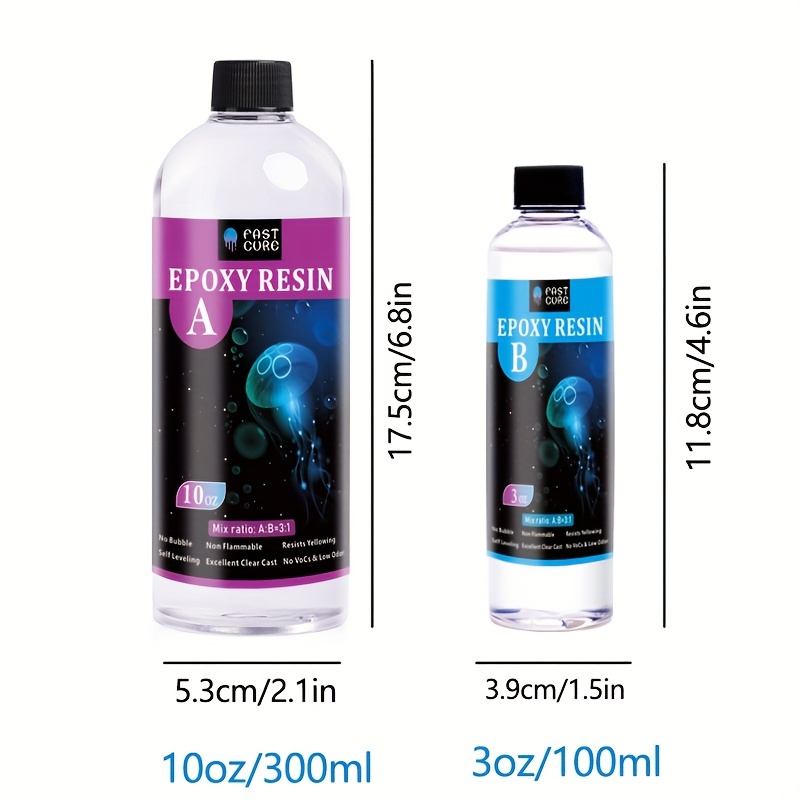 Crystal Clear Epoxy Resin Making Kit Food Safe Diy Starter - Temu