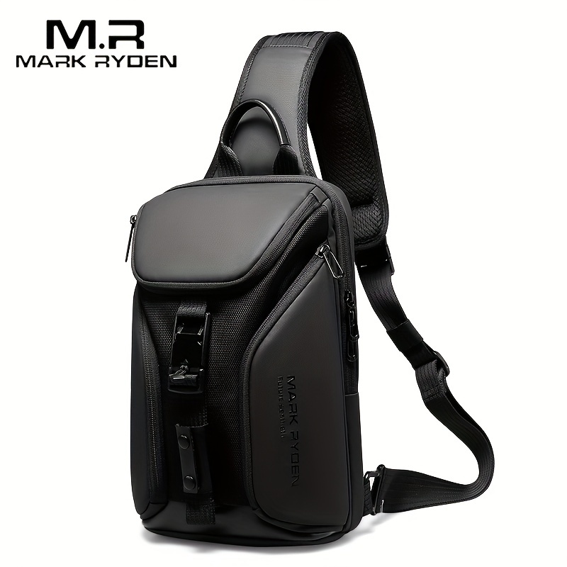 Mark Ryden Multifunction Crossbody Men Bags Waterproof USB