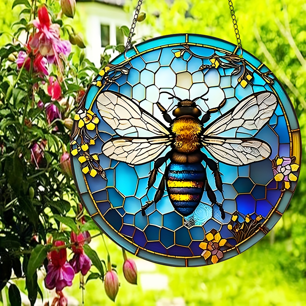 1pc Metal Bee Art Wall Decoration Metal Wasp Wall Decoration 3d