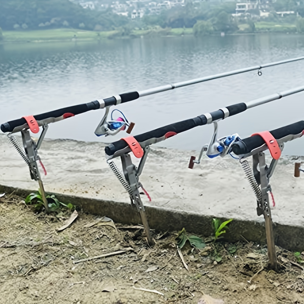 Automatic Stainless Steel Fishing Rod Holder High - Temu Canada